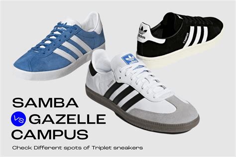 adidas samba vs campus gazelle.